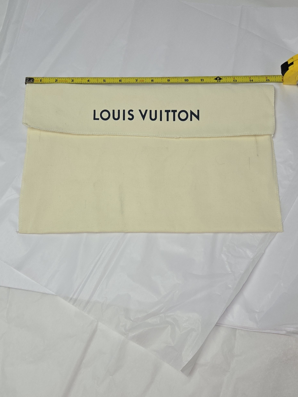 Louis Vuitton Cream Dust Bag